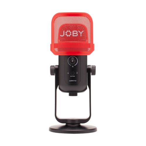 Joby Επιτραπέζιο μικρόφωνο Joby Wavo POD - Μαύρο - Κόκκινο