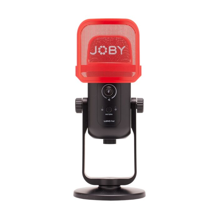 Joby Επιτραπέζιο μικρόφωνο Joby Wavo POD - Μαύρο - Κόκκινο