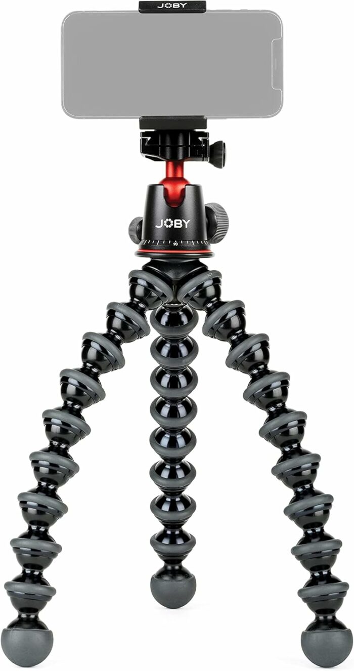 Joby Joby Kit τριπόδου 5K kit & βάσης GripTight Pro για smartphones - Μαύρο - Κόκκινο - Image 2