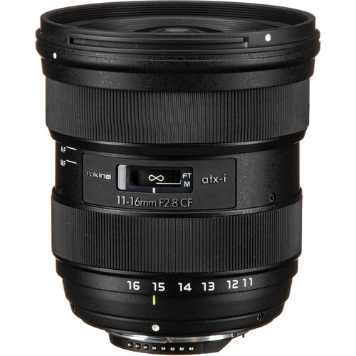 Tokina ATX-I 11-16mm F/2.8 Plus - Nikon F - Χρώμα Μαύρο